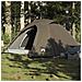 Tenda da Campeggio a Cupola per 3 Persone Marrone Impermeabile - Foto miniatura 2