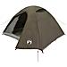Tenda da Campeggio a Cupola per 3 Persone Marrone Impermeabile - Foto miniatura 4