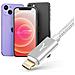 Adattatore Lightning Iphone Mfi Jack 3.5 Mm Nylon, Argento - Foto miniatura 5
