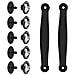 Cinturini Posteriori In Pvc Nero Per Zoccoli - Antiscivolo Black 40 - Foto miniatura 1