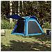 Tenda Campeggio 4 Persone Blu Rilascio Rapido Impermeabile - Foto miniatura 2