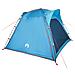 Tenda Campeggio 4 Persone Blu Rilascio Rapido Impermeabile - Foto miniatura 5