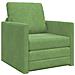 Divano Letto 2-in-1 Verde Chiaro 74x77x81 cm Velluto - Foto miniatura 1