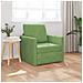 Divano Letto 2-in-1 Verde Chiaro 74x77x81 cm Velluto - Foto miniatura 2