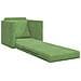 Divano Letto 2-in-1 Verde Chiaro 74x77x81 cm Velluto - Foto miniatura 4