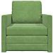 Divano Letto 2-in-1 Verde Chiaro 74x77x81 cm Velluto - Foto miniatura 5