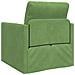 Divano Letto 2-in-1 Verde Chiaro 74x77x81 cm Velluto - Foto miniatura 7