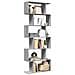 Libreria Divisorio 6Piani Grigio Sonoma 70x24x193cm Truciolato - Foto miniatura 2