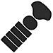 Kit Di Riparazione Per Tallone Scarpe, 2 Set: Ripara Usura E Fori Laterali Black - Foto miniatura 2
