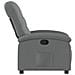 Poltrona reclinabile in tessuto grigio scuro - Foto miniatura 4