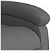 Poltrona reclinabile in tessuto grigio scuro - Foto miniatura 8