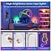 Striscia Led Neon Rgbic - Bluetooth E Telecomando 2.4g, Silicone Flessibile Diy, Illuminazione Ambientale Gaming  2 Metri - Foto miniatura 3