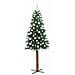Albero di Natale snodato con 300 LED con supporto Verde 180 cm - Foto miniatura 4