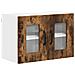 Pensile cucina con porta 2 pcs Rovere fumé 60 x 31 x 40 cm - Foto miniatura 5