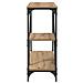 Tavolo consolle Rovere artigianale 88,5 x 30 x 75 cm - Foto miniatura 6