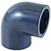 Raccordo Pvc 50mm  Gomito A 90°  Manicotto E Filettatura - Foto miniatura 1