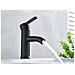 Rubinetto per lavabo da bagno, Blackswan, tipo M98, modello nero, misura 16,6 cm - Foto miniatura 2