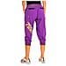 Pantaloni Capri Sportivi Impermeabili Da Donna Z1b00165 - Foto miniatura 2