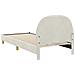 Struttura letto bambini con testata Crema 80 x 200 cm Velluto - Foto miniatura 7