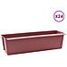 Fioriere per Euro pallet 24 pcs Marrone 36 x 13,5 x 9,5 cm - Foto miniatura 3