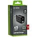 TETRGANLCD1C45K Caricabatterie per dispositivi mobili Universale Nero AC Ricarica rapida Interno - Foto miniatura 2