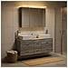Set di mobili per il bagno 4 pcs Sonoma grigio - Foto miniatura 4