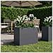 Vaso da giardino Antracite 80 x 40 x 60 cm - Foto miniatura 2