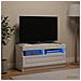Mobile TV LED Bianco Lucido Legno ingegnerizzato - Foto miniatura 2