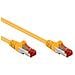 ICOC CCA6F-020-YE - Cavo di rete Patch in CCA Schermato Cat. 6 Giallo F / UTP 2 m Bulk - Foto miniatura 2