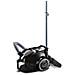 BGS4SIL73A GS40 Runn'n aspirapolvere a traino senza sacco 600 Watt colore nero  - Foto miniatura 3