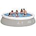 Piscina Gonfiabile Rotonda 450 X 122 Cm Grigia - Foto miniatura 2
