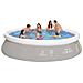 Piscina Gonfiabile Rotonda 450 X 122 Cm Grigia - Foto miniatura 1