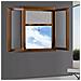 Zanzariera A Rullo Verticale Per Finestra - Cm 120 X 170 - Bronzo - Foto miniatura 1