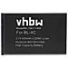 Li-ion Batteria 600mah (3.7v) Per Cellulari E Smartphone Rollei Compactline 83, Simvalley Xl915 Come Bba-07, Bk-bl-4c. - Foto miniatura 4