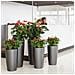 Vaso Fioriera Rondo 32 ALL-IN-ONE Carbone Metallizzato 15783 - Foto miniatura 3