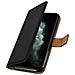 Custodia Apple Iphone 11 Pro Vera Pelle Supporto Stand Nero - Foto miniatura 3