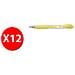 G-2 Pastel 011365 - Roller Inchiostro Gel - Giallo Chiaro - Punta Media - Conf. 12 Pz - Foto miniatura 1