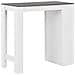 Tavolo da Bar con Ripiano Bianco 110x50x103 cm - Foto miniatura 5