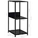 Scaffale Libri Piccolo Dritto Nero 33,5x39,6x79,7cm Multistrato - Foto miniatura 7