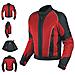 Giacca Mesh Traforato Traspirante Tessuto Tecnico Moto Touring Sport Rosso Xl - Foto miniatura 1