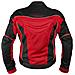 Giacca Mesh Traforato Traspirante Tessuto Tecnico Moto Touring Sport Rosso Xl - Foto miniatura 2