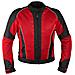 Giacca Mesh Traforato Traspirante Tessuto Tecnico Moto Touring Sport Rosso Xl - Foto miniatura 3