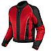 Giacca Mesh Traforato Traspirante Tessuto Tecnico Moto Touring Sport Rosso Xl - Foto miniatura 4