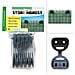 Multipack Da 400 Pz Fermi Per Rete Ombreggiante Clips Per Fissaggio Reti Super Pe - Foto miniatura 1