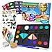 Viso Vernici Per Bambini Halloween Make Up Set Per Ragazzi Ragazze Toy Body Painting - Regalo Di Natale Tavolozza Kit Che Comprende Glitter Stencil Tattoo Per Bambini - Regalo Unico - Foto miniatura 1