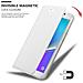Custodia Compatibile Con Samsung Galaxy Note 5 In Classy Argento - Coperchio Protettiva Con Chiusura Magnetica, Funzione Stand E Tasca Per Le Carte - Foto miniatura 7