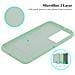 Custodia Compatibile Con Samsung Galaxy S21 Ultra In Liquid Verde Chiaro - Coperchio Protettivo In Silicone Tpu Flessibile - Foto miniatura 6