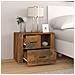 Comodino Rovere Fumo 60x36x45 Cm Legno Multistrato - Foto miniatura 3