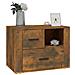 Comodino Rovere Fumo 60x36x45 Cm Legno Multistrato - Foto miniatura 4