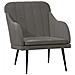 Poltrona Grigio Scuro 63x76x80 Cm Velluto - Foto miniatura 2